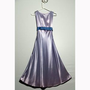 Opal Satin Flower Girl / Holiday Dress Size 16